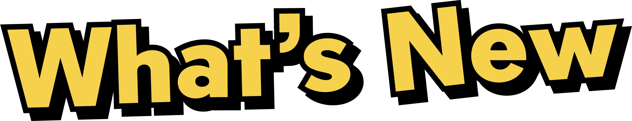 What’s New